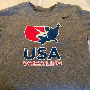 USA wrestling long sleeve shirt